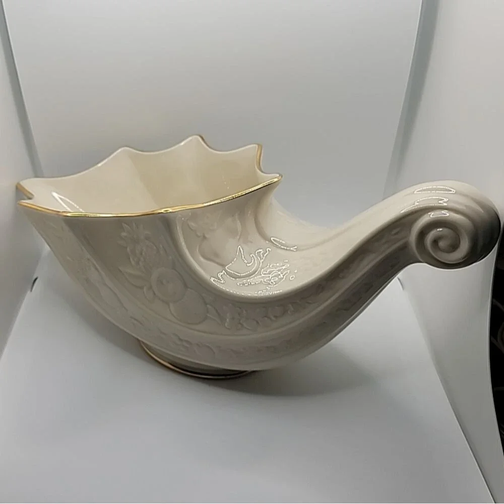 LENOX China Fruits Of Life Cornucopia Large 14